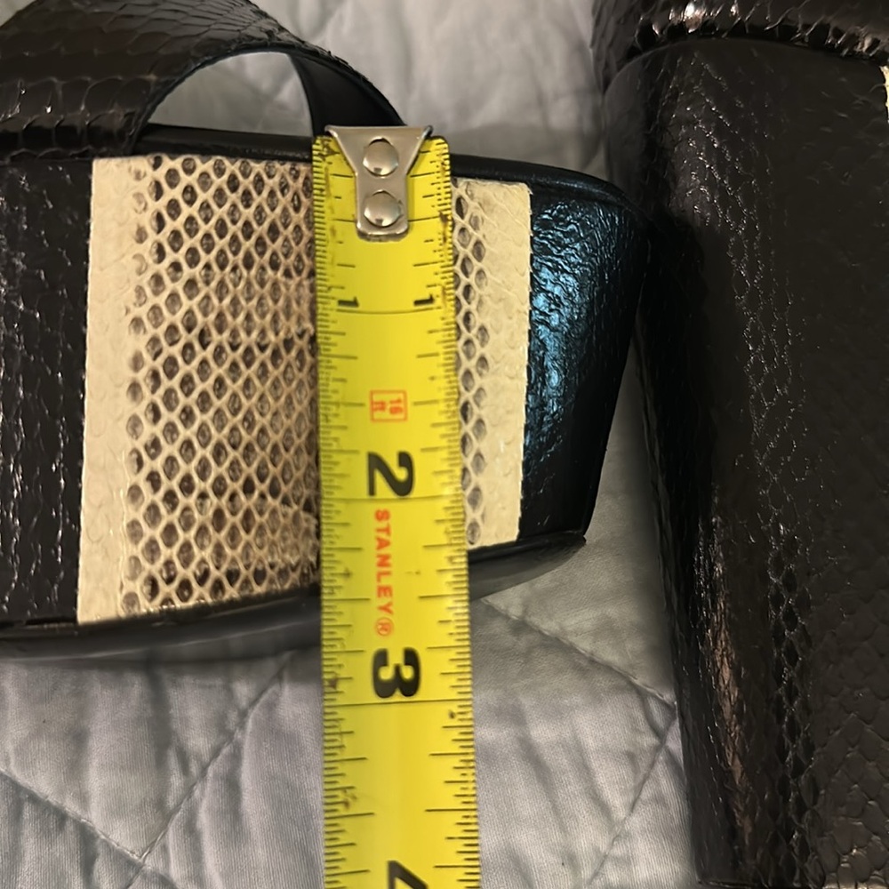 Authentic Like New Roberto Cavalli Python Wedge S… - image 8